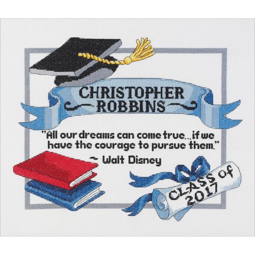 (image for) Graduation Dreams Counted Cross Stitch Kit
